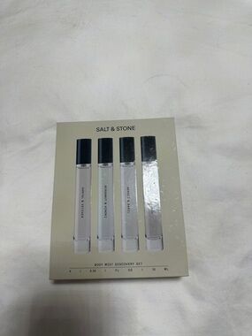 Salt & Stone Body Mist Discovery Set - Clear